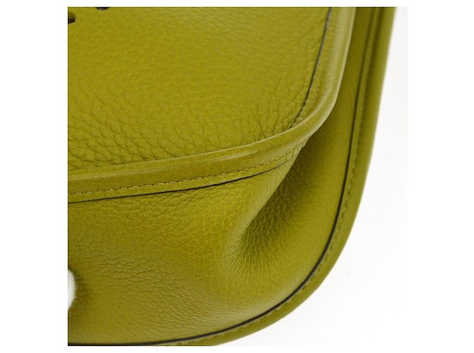 Hermès Borsa Hermes Evelyne Gen I Clemence PM Verde - vista 7