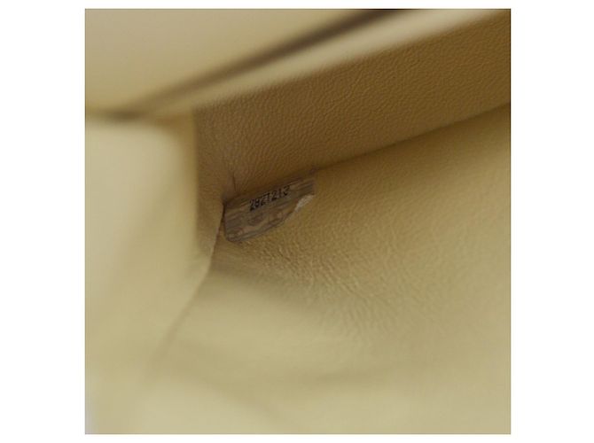 Chanel Timeless - Classic Double Flap Quilted Lambskin Small Beige - vista 4