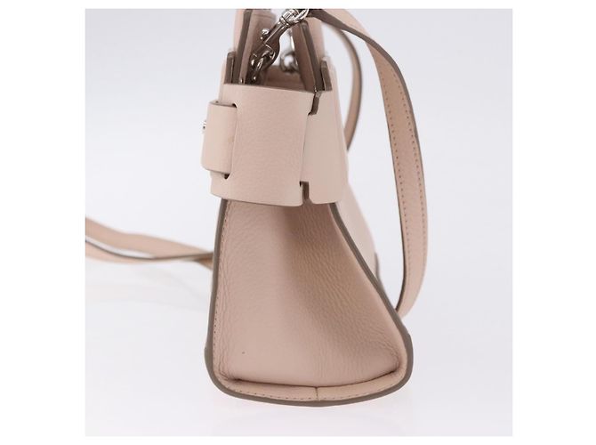 Borsa Horizon Satchel in pelle Small Givenchy Rosa - vista 4