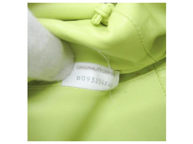 Bottega Veneta The Pouch Leather Mini Verde - vista 4