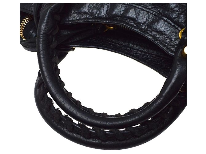 Balenciaga City Leather Mini Nero - vista 6
