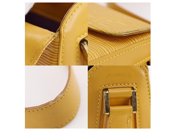 Louis Vuitton Buci Epi Leather Giallo - vista 7