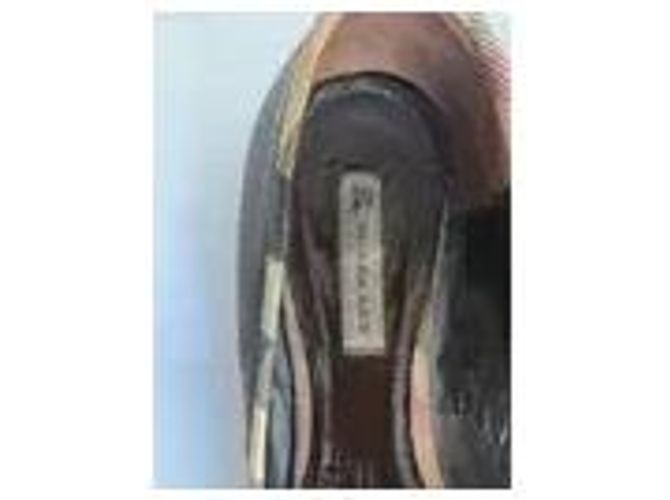 Bailarinas Burberry de cuero marrón Castaño - vista 3