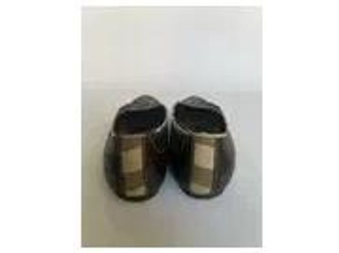 Bailarinas Burberry de cuero marrón Castaño - vista 8
