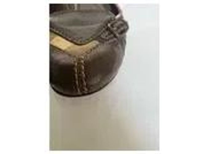 Bailarinas Burberry de cuero marrón Castaño - vista 9