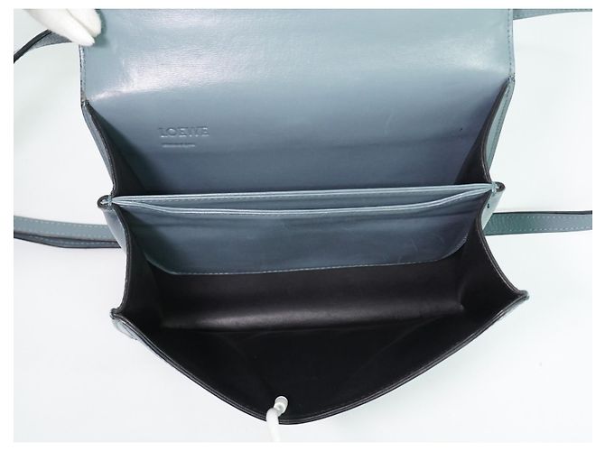 Loewe Barcelona Leather Small Bleu - vue 5