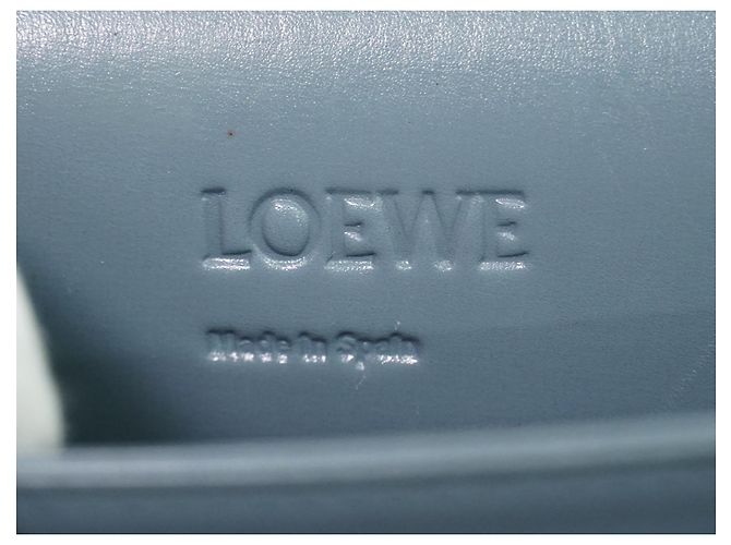 Loewe Barcelona Leather Small Bleu - vue 7