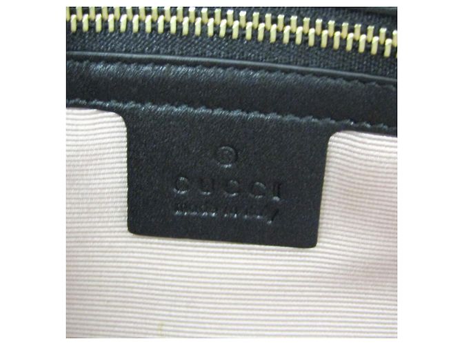 Gucci Arli Top Handle Leather Large Nero - vista 4