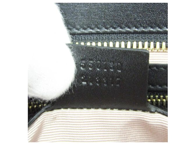 Gucci Arli Top Handle Leather Large Nero - vista 5