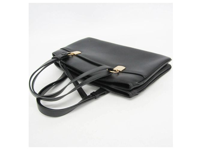 Gucci Arli Top Handle Leather Large Nero - vista 6