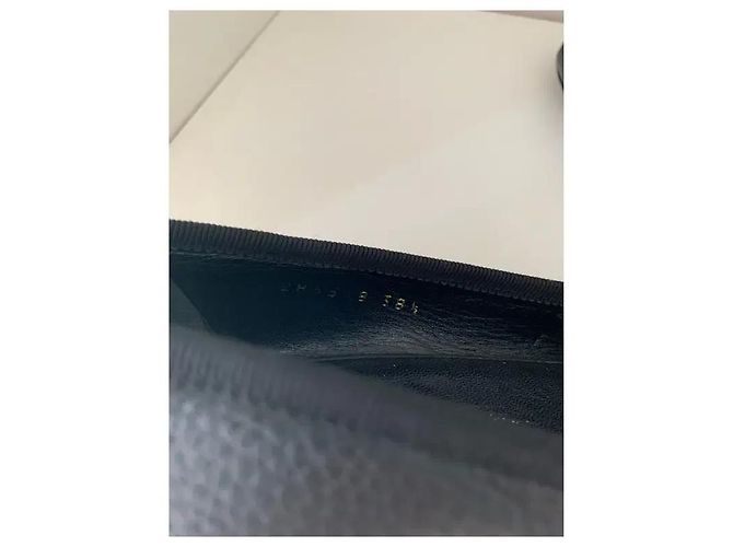 Décolleté con zeppa Gucci in pelle nera con fiocco Nero - vista 2