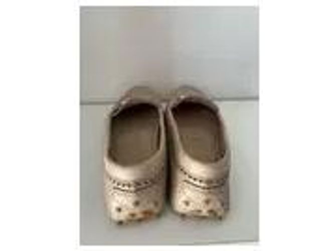 Gancini Salvatore Ferragamo Mocassini in pelle traforata beige - vista 4