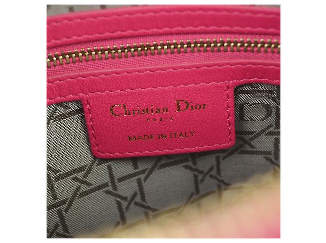 Christian Dior Lady Dior Cannage Medium Rosa - vista 4