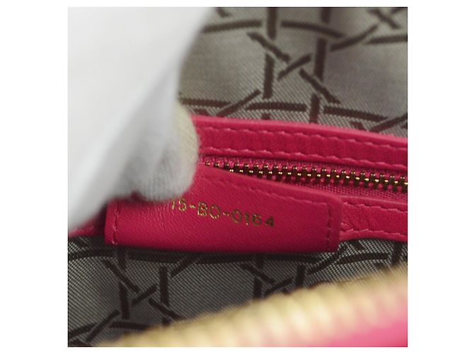 Christian Dior Lady Dior Cannage Medium Rosa - vista 5