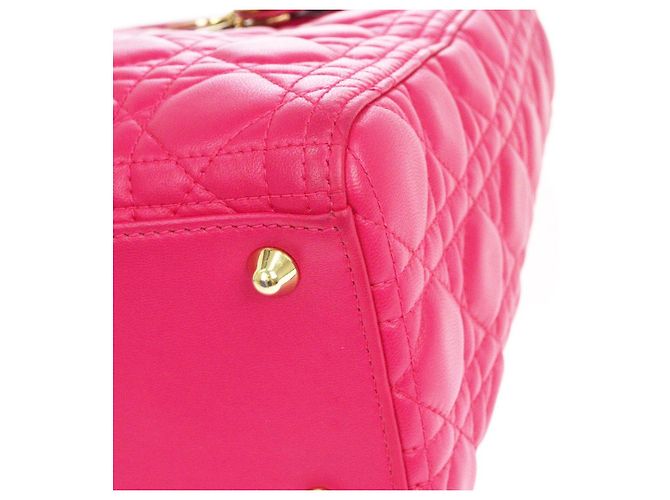 Christian Dior Lady Dior Cannage Medium Rosa - vista 7