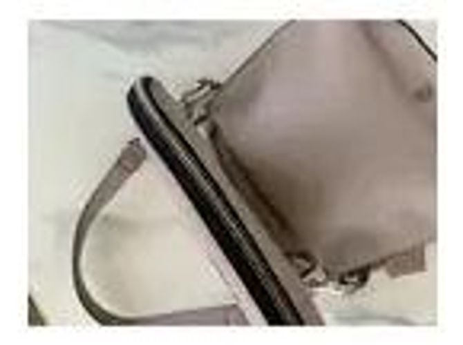 Karl Lagerfeld Borsa a Tracolla in Pelle Metallizzata Taupe - vista 7