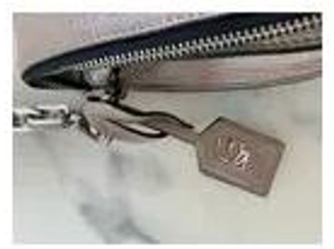 Karl Lagerfeld Borsa a Tracolla in Pelle Metallizzata Taupe - vista 8