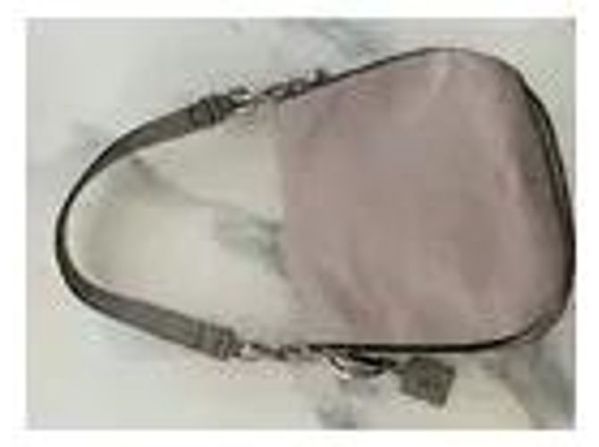 Karl Lagerfeld Borsa a Tracolla in Pelle Metallizzata Taupe - vista 9
