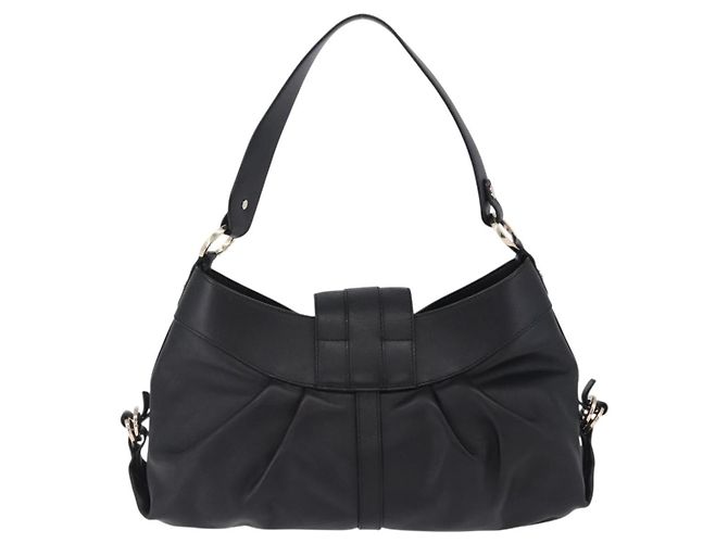 Bulgari Bvlgari Chandra Hobo Leather Large Nero - vista 2
