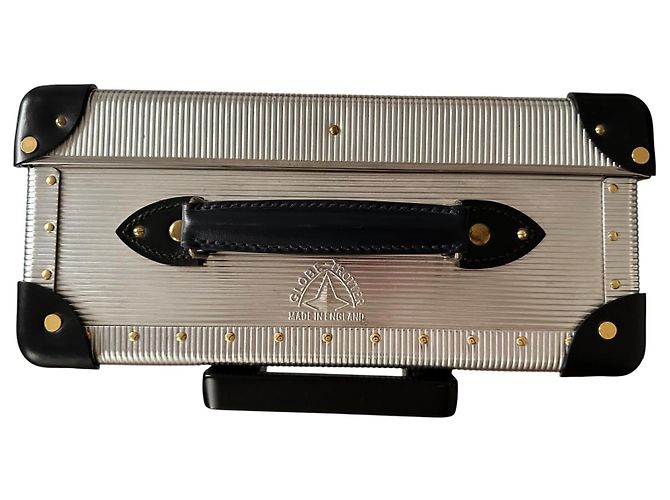 Sacai Valigia da cabina in alluminio Nero Silver hardware - vista 5