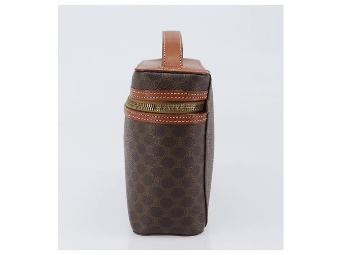 Céline Celine Macadam Vanity Canvas Marrone - vista 3