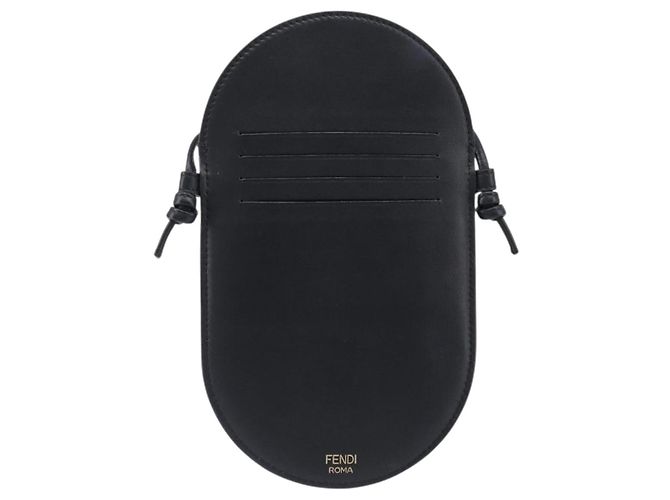 Fendi O'Lock Camera Leather Mini Nero - vista 2