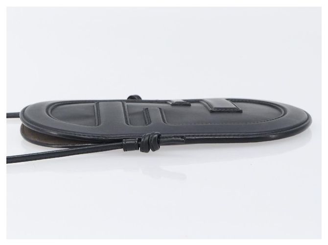 Fendi O'Lock Camera Leather Mini Nero - vista 4