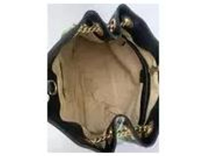 Gucci SoHo Borsa a Tracolla Pelle Nera Nero - vista 2