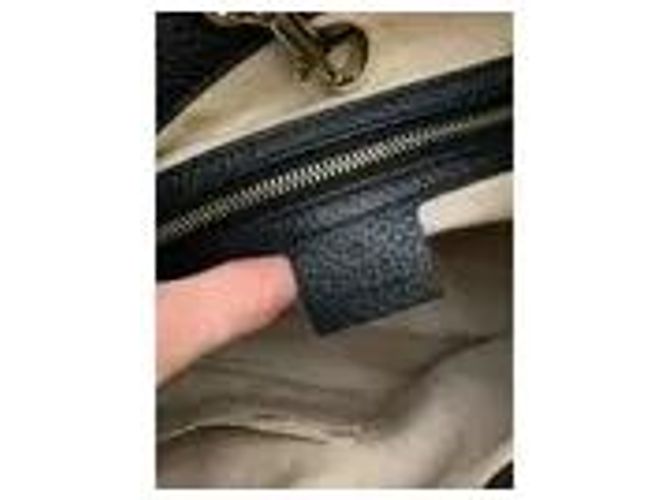 Gucci SoHo Borsa a Tracolla Pelle Nera Nero - vista 4