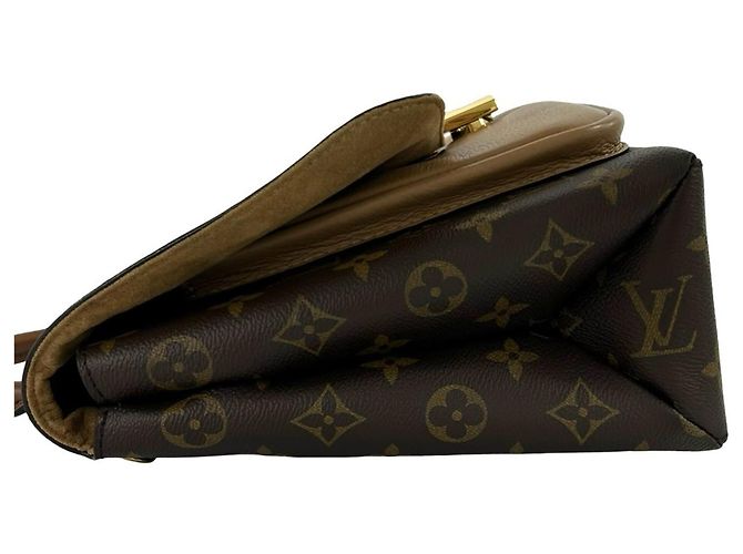 Borsa a tracolla Louis Vuitton Marignan Monogram in pelle Marrone - vista 5