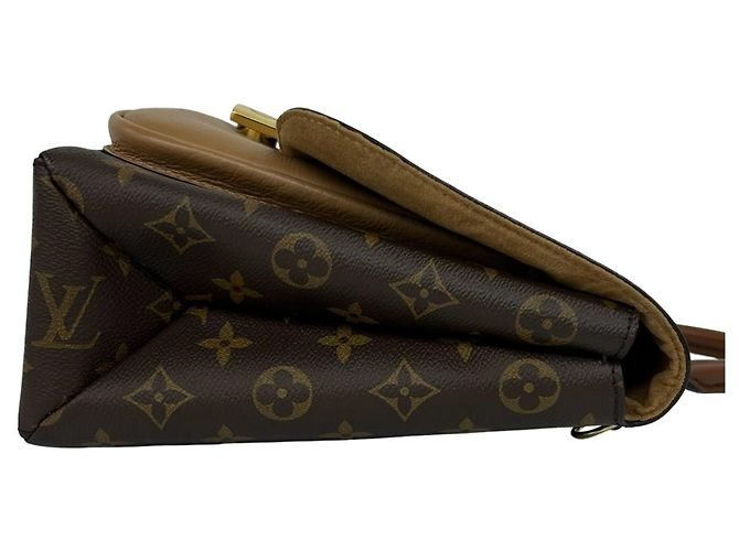 Borsa a tracolla Louis Vuitton Marignan Monogram in pelle Marrone - vista 6