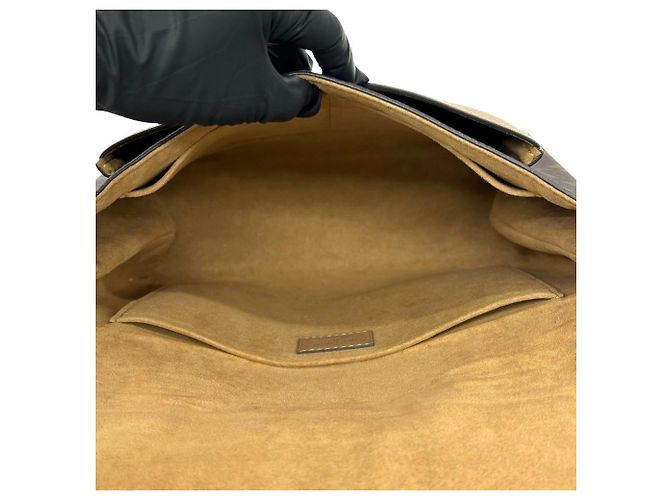Borsa a tracolla Louis Vuitton Marignan Monogram in pelle Marrone - vista 9