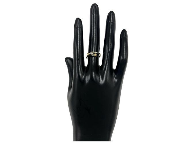 Tiffany & Co Tiffany Vintage Hook and Eye Ring Silber Golden - Ansicht 2