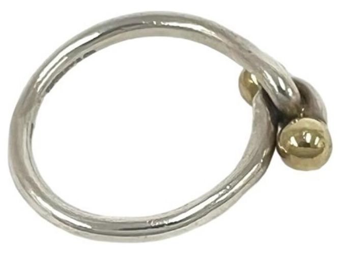 Tiffany & Co Tiffany Vintage Hook and Eye Ring Silber Golden - Ansicht 5