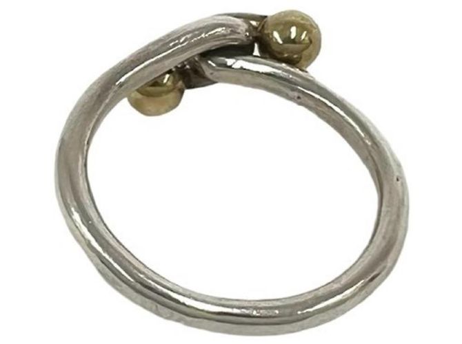 Tiffany & Co Tiffany Vintage Hook and Eye Ring Silber Golden - Ansicht 6