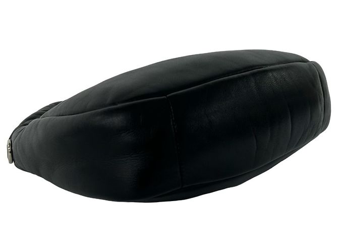 Bolsa Prada em couro Nappa acolchoado com logo Triangle Preto - vista 7