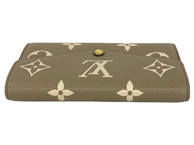 Louis Vuitton Portefeuille Sarah NM Long Wallet Beige - vista 3