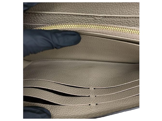 Louis Vuitton Portefeuille Sarah NM Long Wallet Beige - vista 8