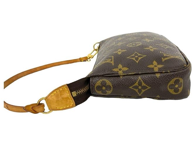 Louis Vuitton Vintage Pochette Accessoires Handtasche Braun - Ansicht 5