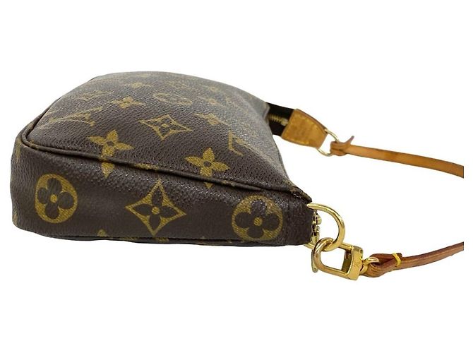 Louis Vuitton Vintage Pochette Accessoires Handtasche Braun - Ansicht 6