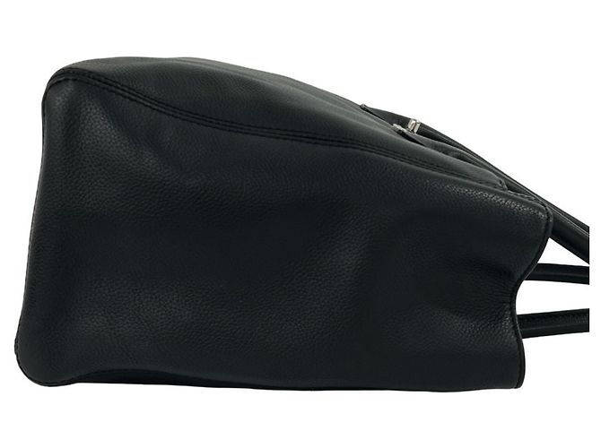 Borsa Chanel Executive Tote in pelle di vitello grana nera Nero - vista 6