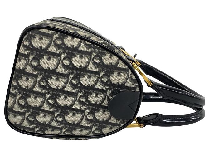 Borsa Christian Dior con motivo Trotter nera Nero - vista 6