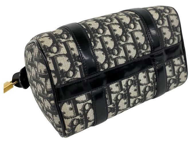 Borsa Christian Dior con motivo Trotter nera Nero - vista 7