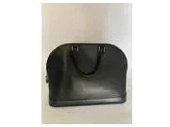Louis Vuitton Alma PM in pelle Epi nera Nero - vista 8