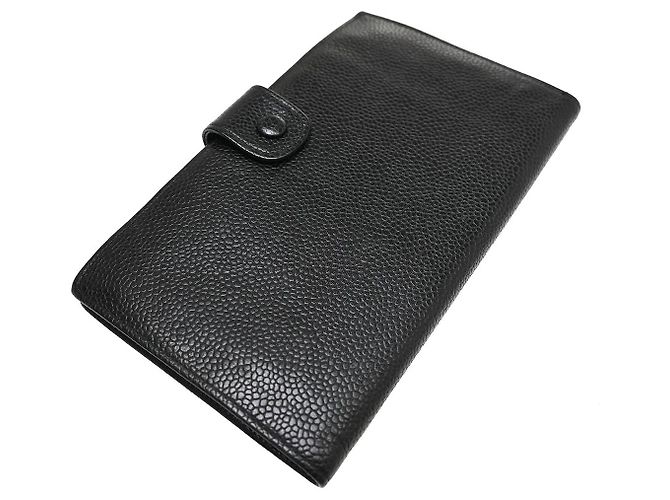 Chanel Timeless CC French Caviar Long Nero - vista 2
