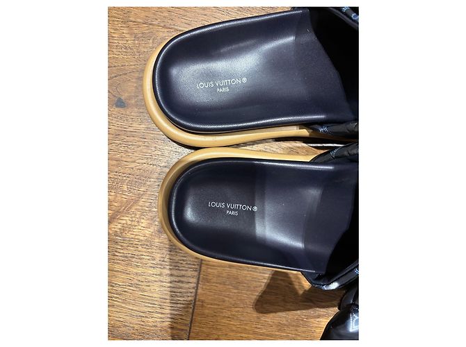Ciabatte Louis Vuitton Monogram Bow Blu Monogramma - vista 10