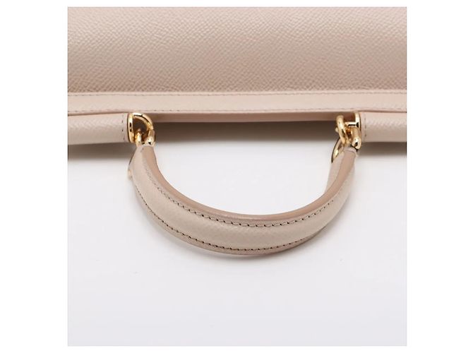 Dolce & Gabbana Miss Sicily Leather Medium Rosa - vista 5