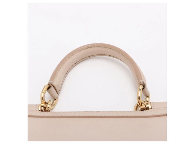 Dolce & Gabbana Miss Sicily Leather Medium Rosa - vista 6