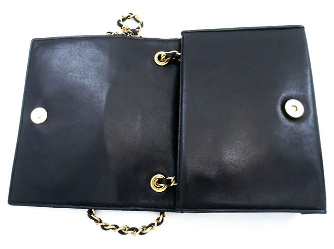 Chanel Vintage Curve CC Flap Quilted Lambskin Mini Negro - vista 7