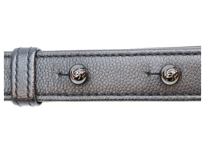 Borsa Chanel Boy in pelle caviar nera Nero - vista 10